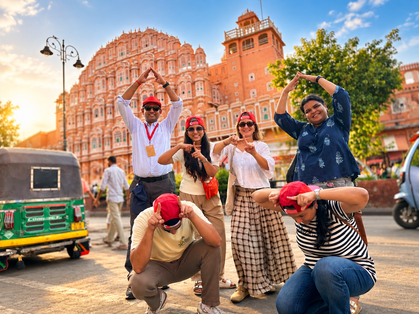VootUp Gamify Your Travel — participants on a Rajasthan city race
